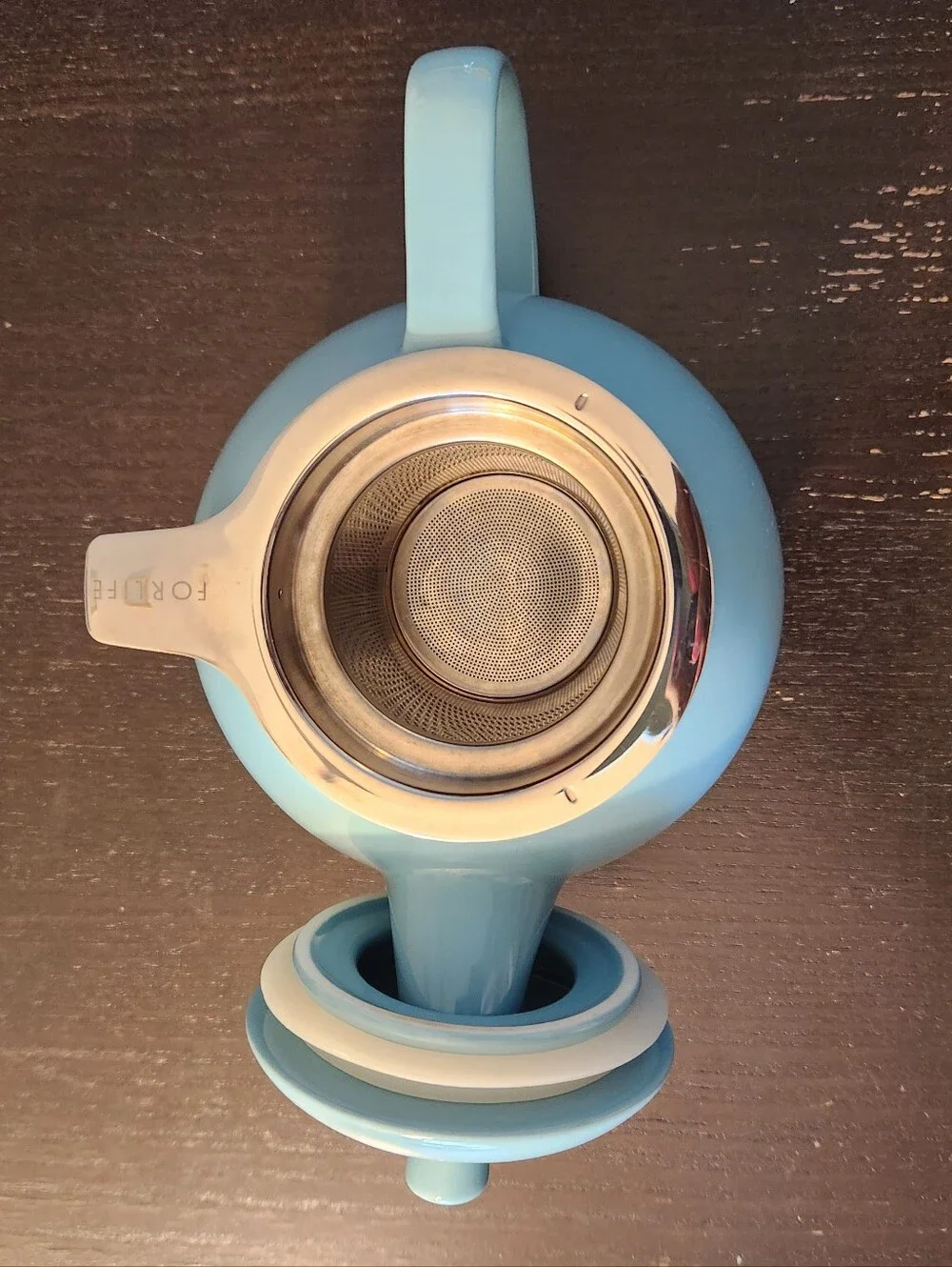 For Lifr Curve Teapot with Infuser - Turquoise